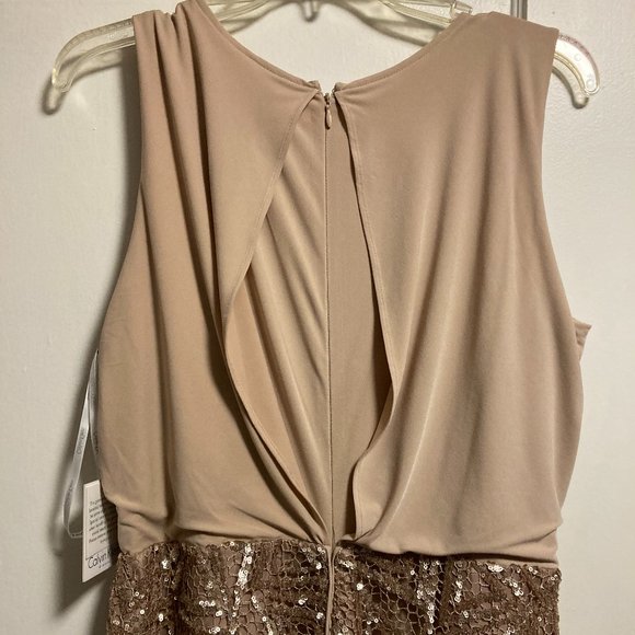 Size 12, gold/tan dress - Picture 3 of 6